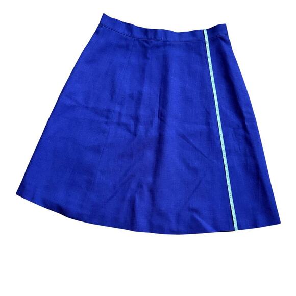 Vintage Purple A-Line Mini Skirt Retro Boho Indie Size 8 - Picture 4 of 6